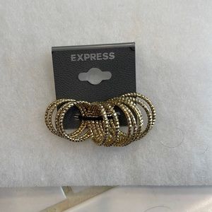 Set of 12 Gold Rings